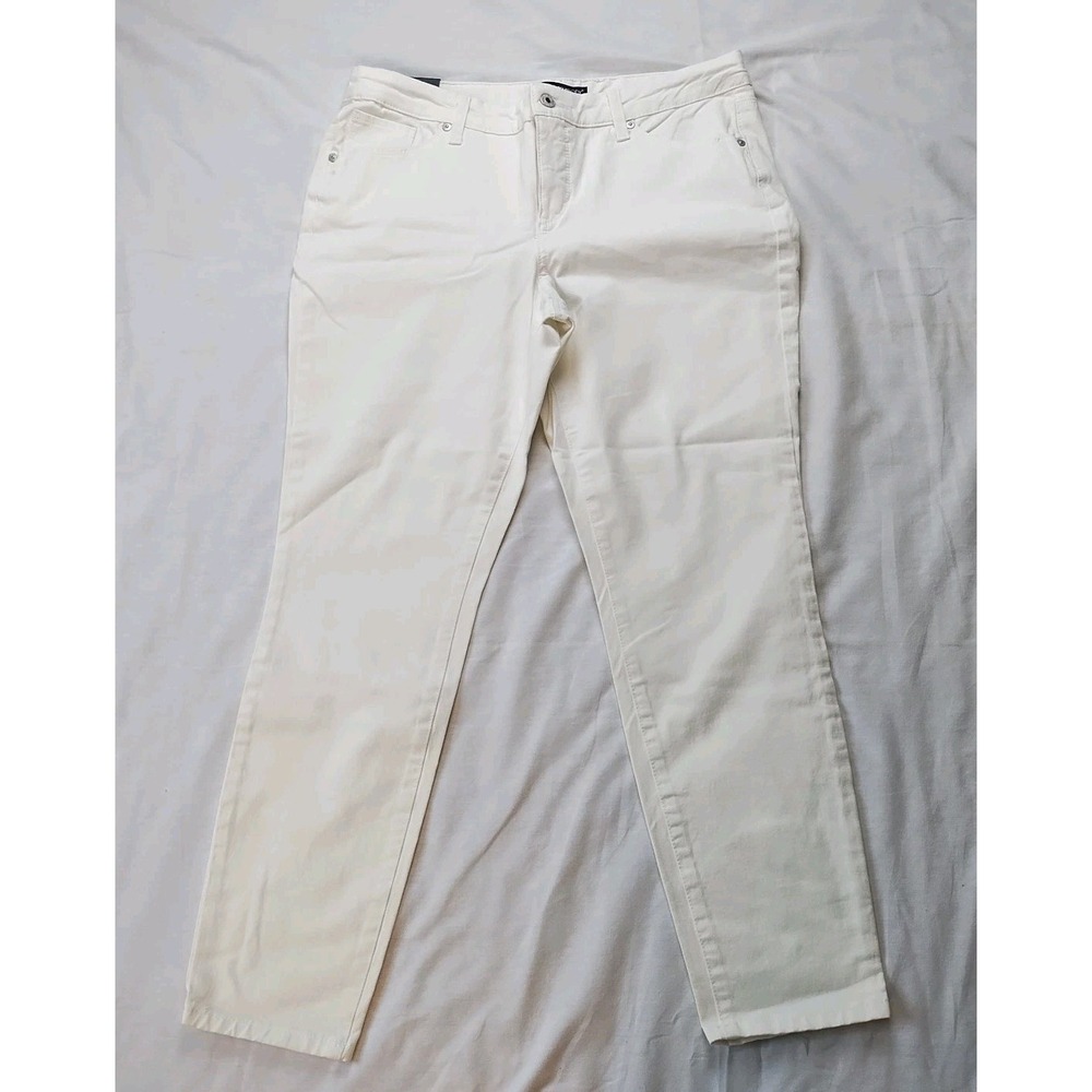 Miracle Body Women's White Jeans Size  8 (33x25) Faith Ankle New With Tags